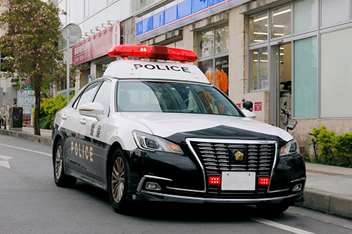 パトカー 写真